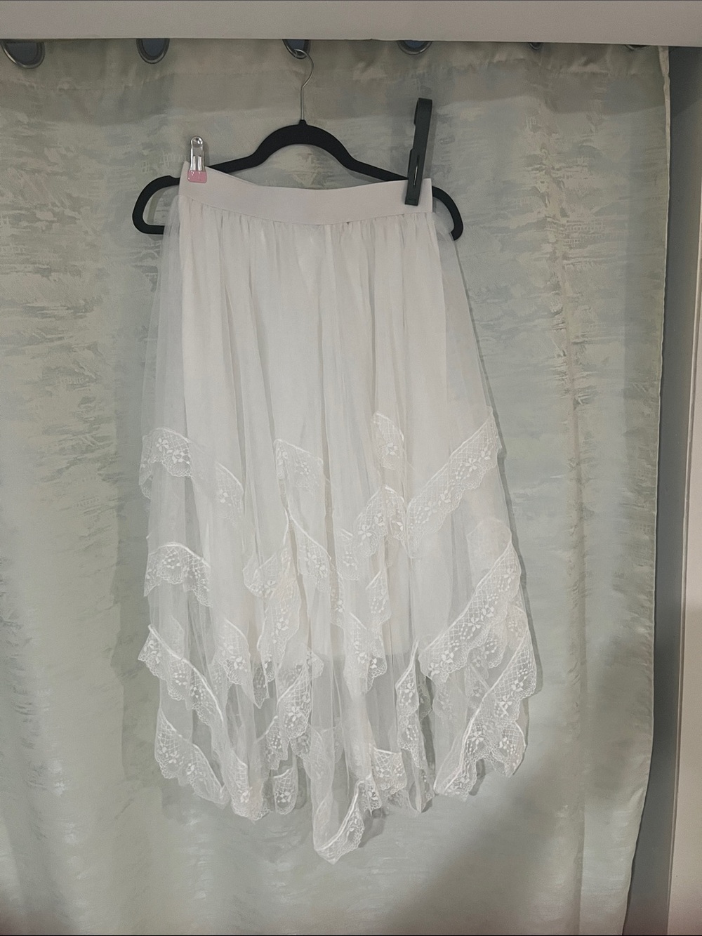 Lacy flowy long skirt